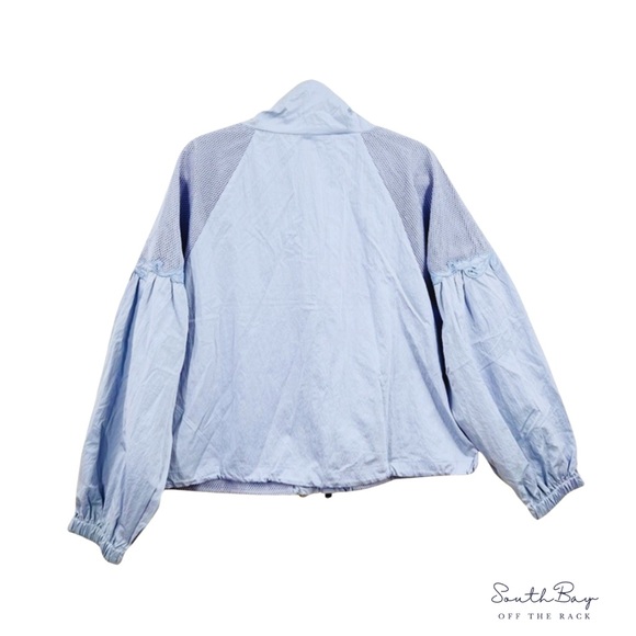 Free People Movement Thanks a Bunch Jacket in Periwinkle Dreams - Picture 3 of 6